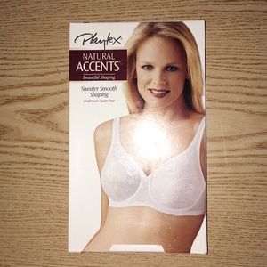 New Playtex Natural Accents Smooth Bra 34B
